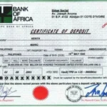 Bank Realization Certificate: